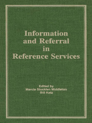 cover image of Information and Referral in Reference Services